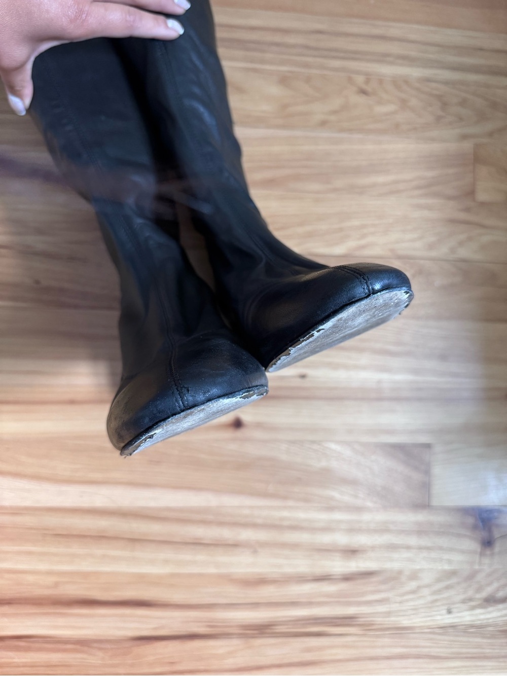 KHAITE Sedona Lambskin leather Over-The-Knee Boots size 9 - Picture 9 of 14